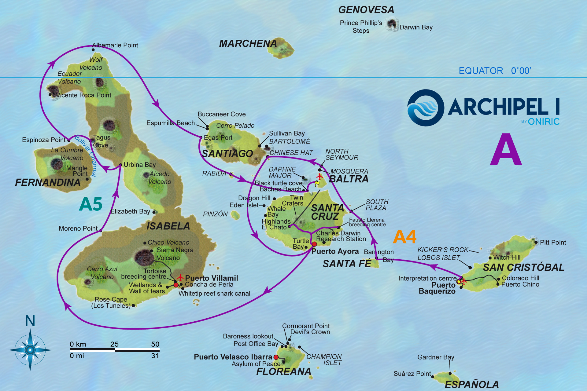 archipel-catamaran-route-a-Galapagos-Ecuador-Oniric-Safe-travels