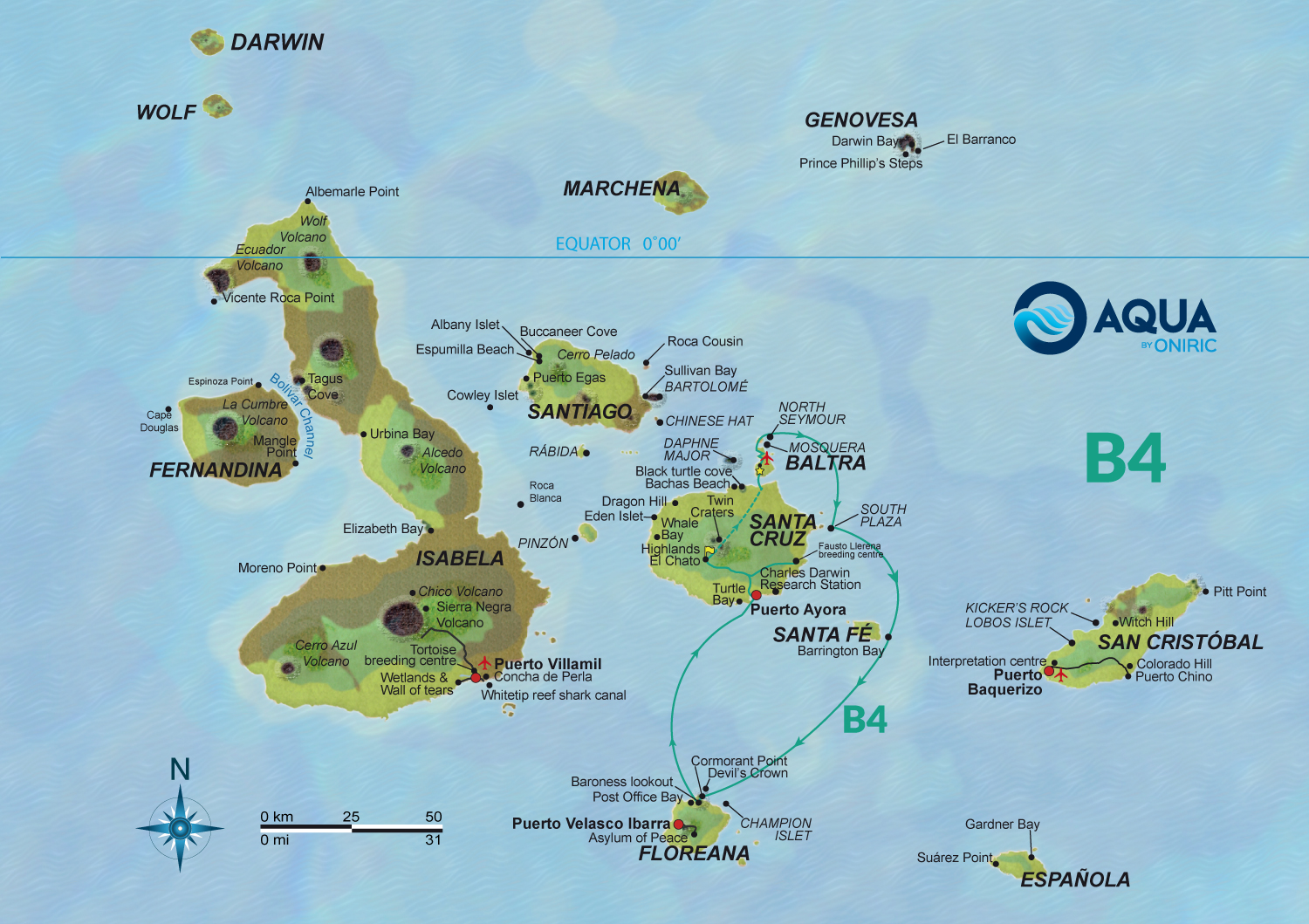 naturalist-route-b4-Galapagos-Ecuador-Oniric-Safe-travels-Aqua-yacht